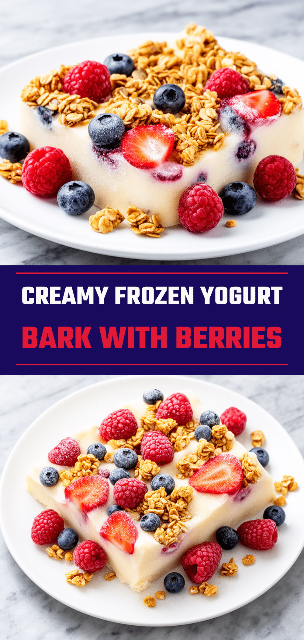 After-School Frozen Yogurt Bark with Berries and Granola 5 After-School Frozen Yogurt Bark recipe