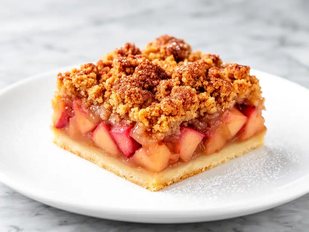 apple pie bars - featured image