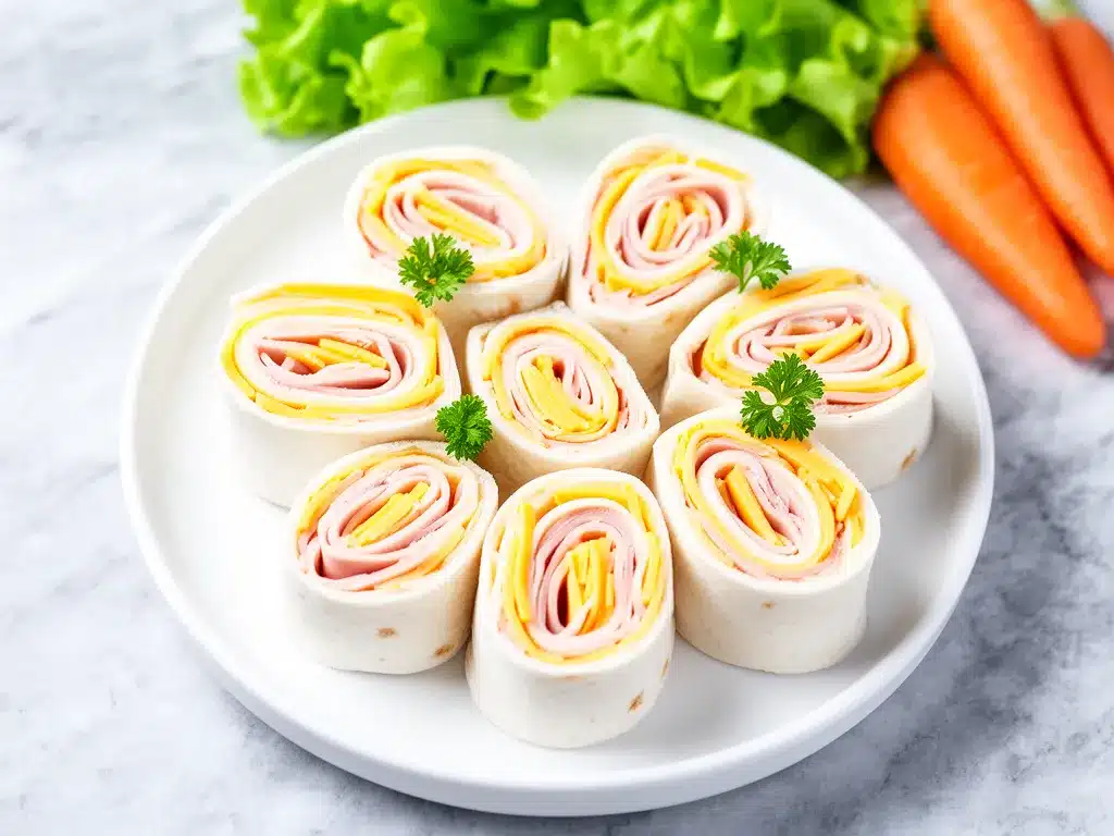 Back-to-School Turkey Pinwheel Wraps: 5 Easy Kids Lunches 4 Back-to-School Turkey Pinwheel Wraps preparation steps