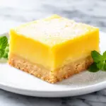 buttery shortbread lemon bars - featured image