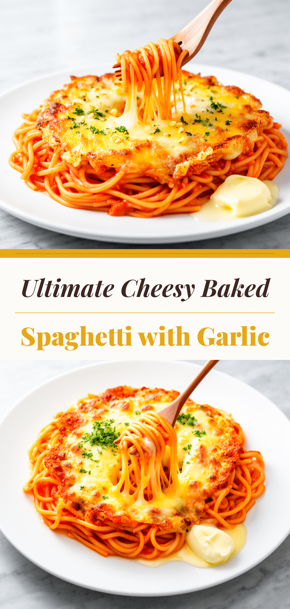 Cheesy Baked Spaghetti with Garlic Butter Crust: Easy Family Dinner 5 cheesy baked spaghetti with garlic butter crust recipe