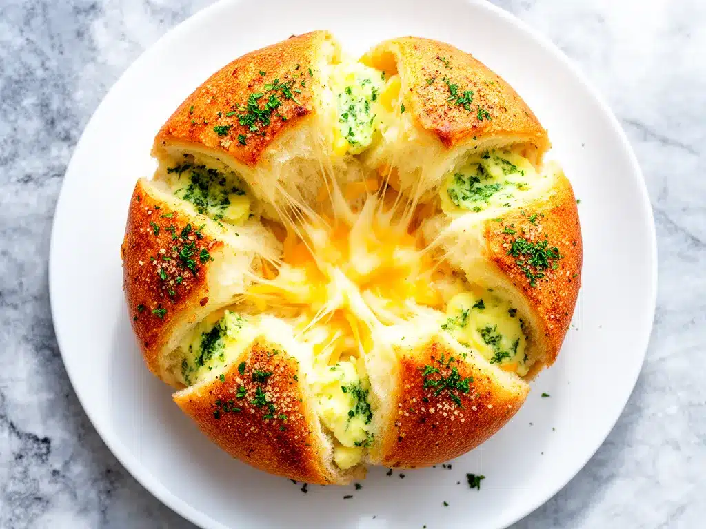 Cheesy Garlic Pull-Apart Bread: Best Homemade Recipe 4 Cheesy Garlic Pull-Apart Bread preparation steps