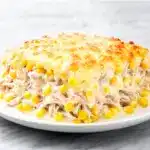 Cheesy Street Corn Chicken Casserole - featured image