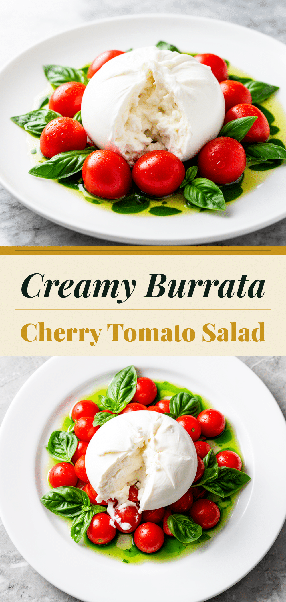 Cherry Tomato and Burrata Salad: 5-Ingredient Easy Summer Recipe 5 cherry tomato and burrata salad recipe