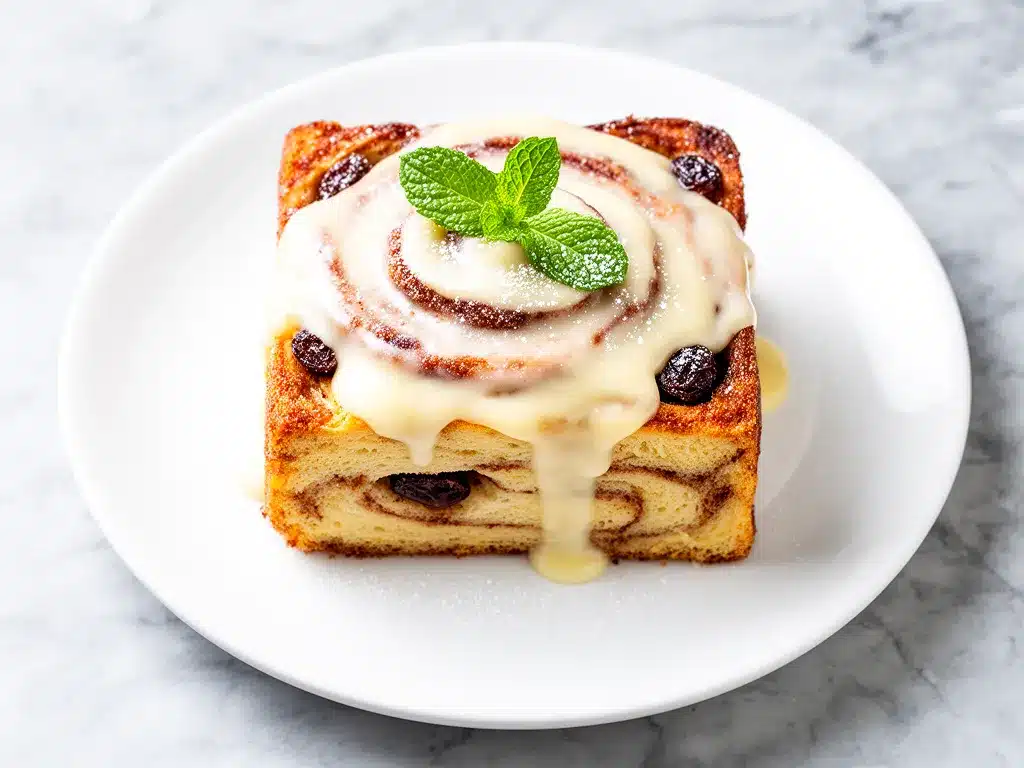 Cinnamon Roll French Toast Bake: Easy 12-Slice Breakfast 4 Cinnamon Roll French Toast Bake preparation steps