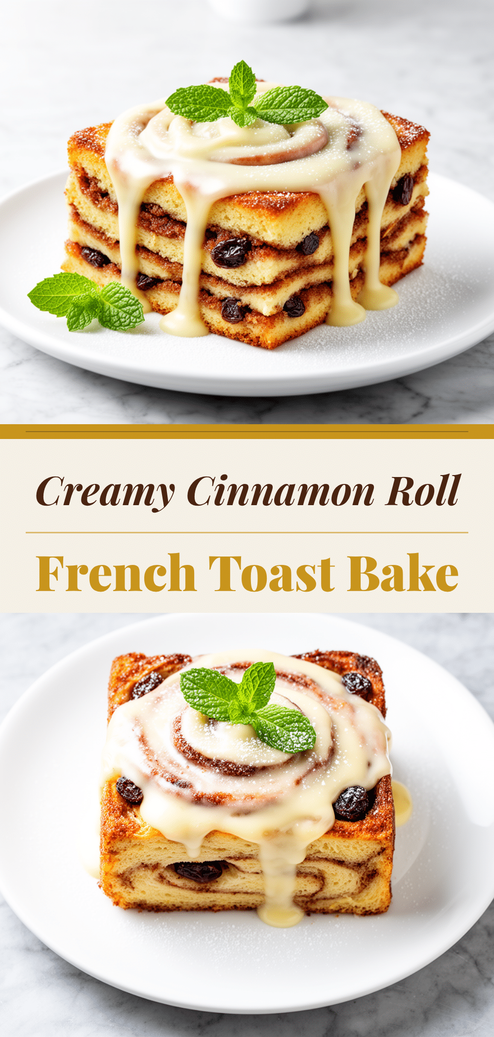 Cinnamon Roll French Toast Bake: Easy 12-Slice Breakfast 5 Cinnamon Roll French Toast Bake recipe