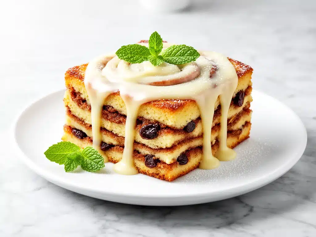 Cinnamon Roll French Toast Bake - featured image