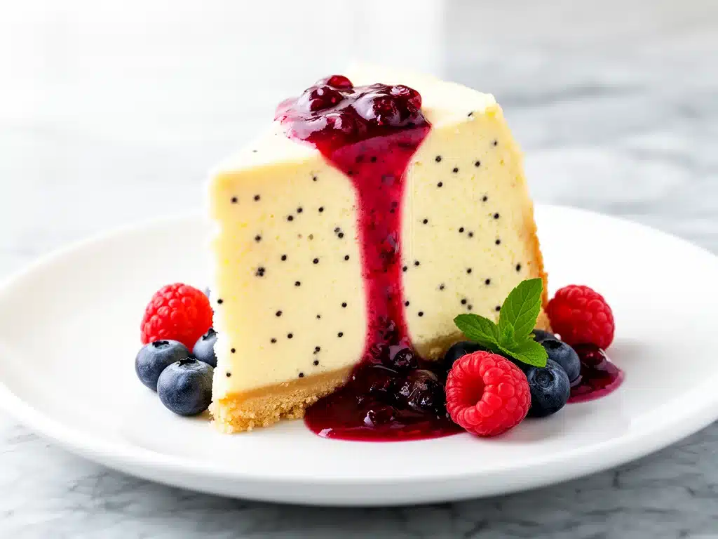 classic vanilla bean cheesecake - featured image