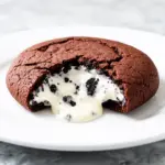 cookies and cream stuffed chocolate cookies - featured image