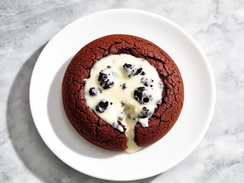 Cookies and Cream Stuffed Chocolate Cookies: Best Easy Recipe 4 cookies and cream stuffed chocolate cookies preparation steps