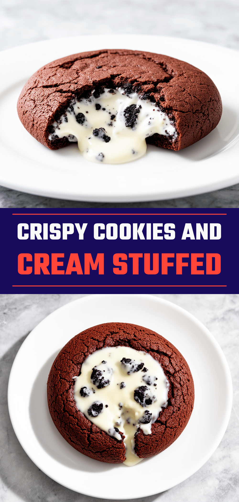 Cookies and Cream Stuffed Chocolate Cookies: Best Easy Recipe 5 cookies and cream stuffed chocolate cookies recipe