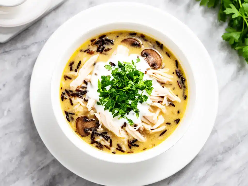 Creamy Chicken and Wild Rice Soup: 5 Easy Comfort Food Recipe 4 creamy chicken and wild rice soup preparation steps