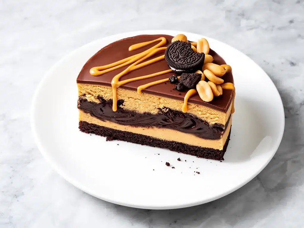 Creamy Chocolate Peanut Butter No-Bake Cheesecake 4 creamy chocolate peanut butter no-bake cheesecake preparation steps