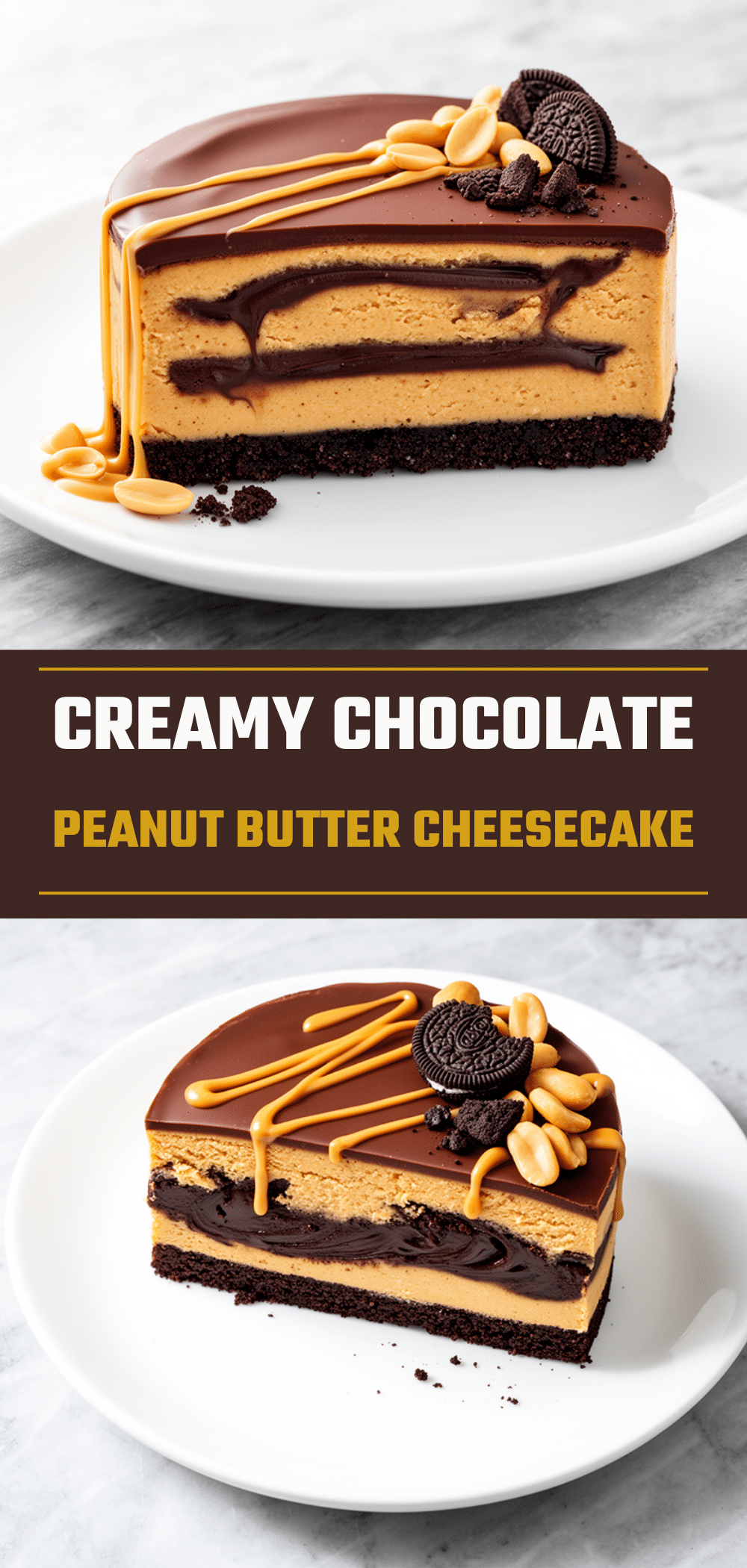 Creamy Chocolate Peanut Butter No-Bake Cheesecake 5 creamy chocolate peanut butter no-bake cheesecake recipe