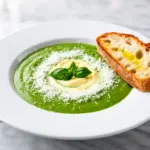 creamy garden zucchini soup - featured image