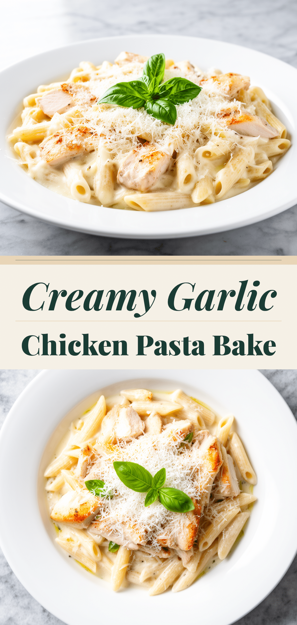 Creamy Garlic Parmesan Chicken Pasta Bake: Easy 30-Minute Dinner 5 creamy garlic parmesan chicken pasta bake recipe