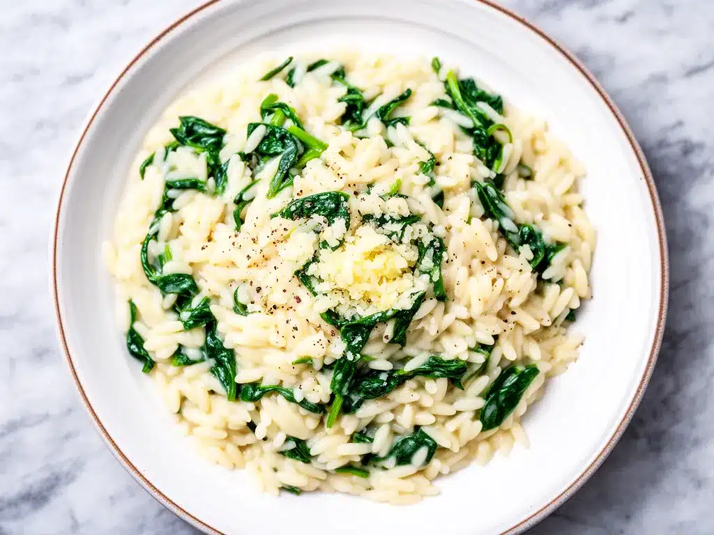 Creamy Garlic Parmesan Orzo: Easy Family Dinner 4 creamy garlic parmesan orzo preparation steps