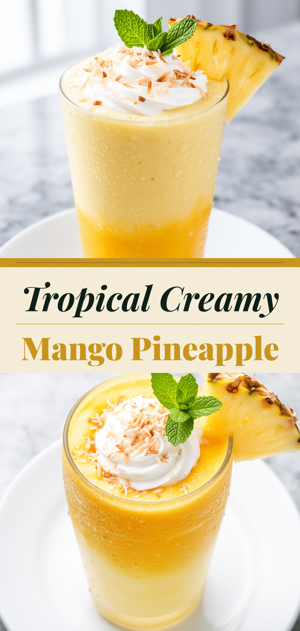 Creamy Mango Pineapple Tropical Smoothie: 5-Min Easy Drink 5 creamy mango pineapple tropical smoothie recipe