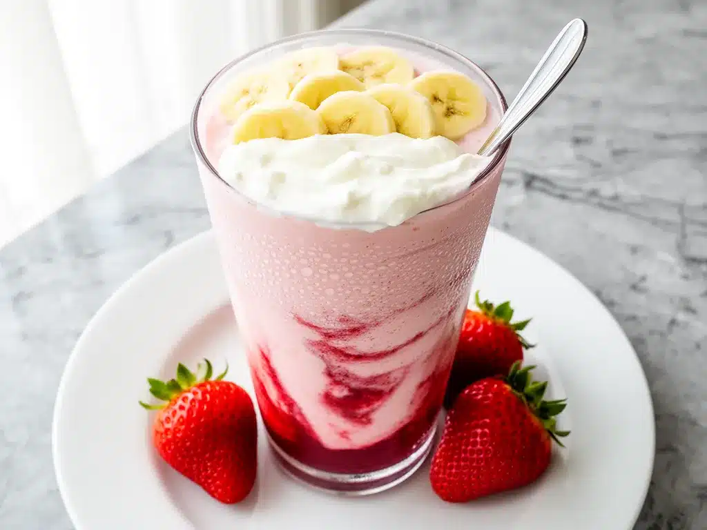 Creamy Strawberry Banana Protein Smoothie: Easy 5-Minute Breakfast 4 creamy strawberry banana protein smoothie preparation steps