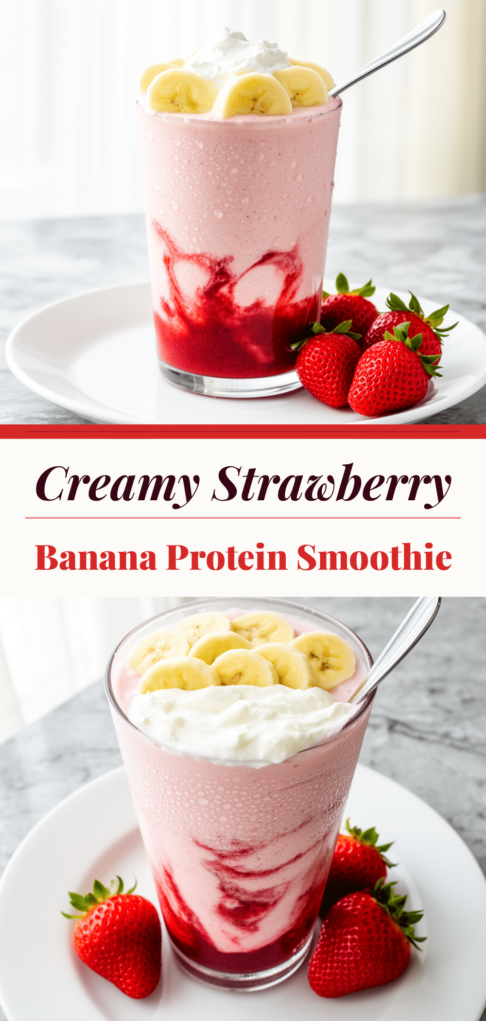Creamy Strawberry Banana Protein Smoothie: Easy 5-Minute Breakfast 5 creamy strawberry banana protein smoothie recipe