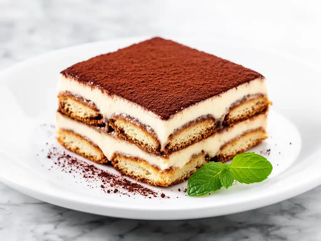 creamy tiramisu - featured image