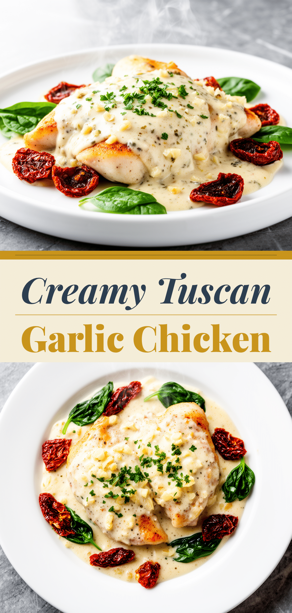 Creamy Tuscan Garlic Chicken: 30-Minute One Pan Dinner 5 creamy Tuscan garlic chicken recipe