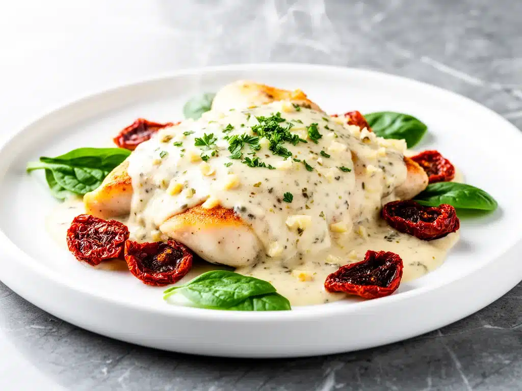 creamy Tuscan garlic chicken - featured image