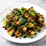 crispy air fryer Brussels sprouts - featured image