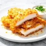 crispy baked parmesan crusted chicken tenders - featured image