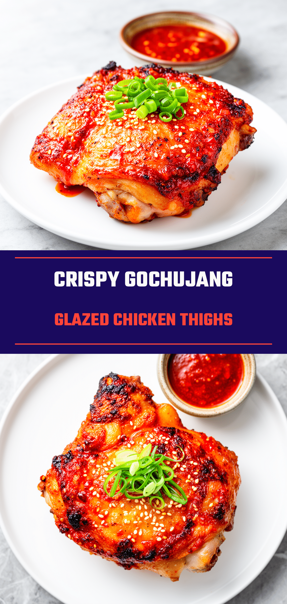 Crispy Korean Gochujang Glazed Chicken Thighs: Better Than Takeout 5 Crispy Korean Gochujang Glazed Chicken Thighs recipe