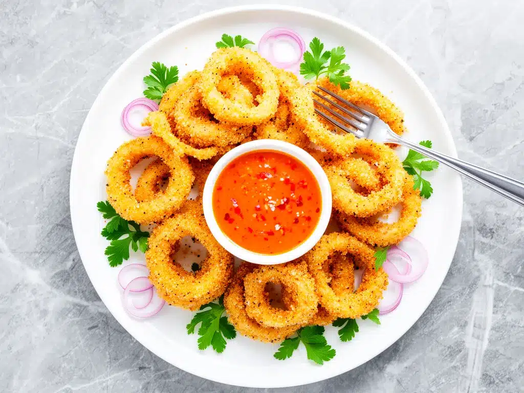 Crispy Onion Rings: Easy Best Recipe for 5 Stars 4 crispy onion rings preparation steps