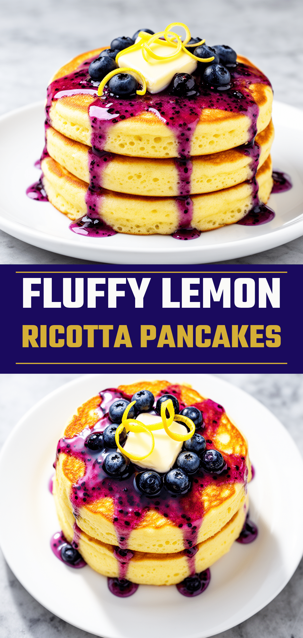 Fluffy Lemon Ricotta Pancakes: Best 5-Ingredient Blueberry Syrup 5 fluffy lemon ricotta pancakes recipe
