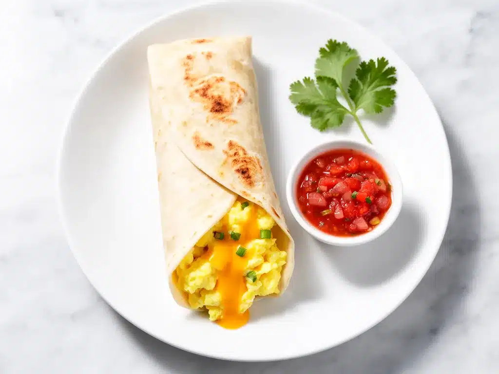 Freezer Breakfast Burritos: 5-Ingredient Easy Meal Prep 4 freezer breakfast burritos preparation steps