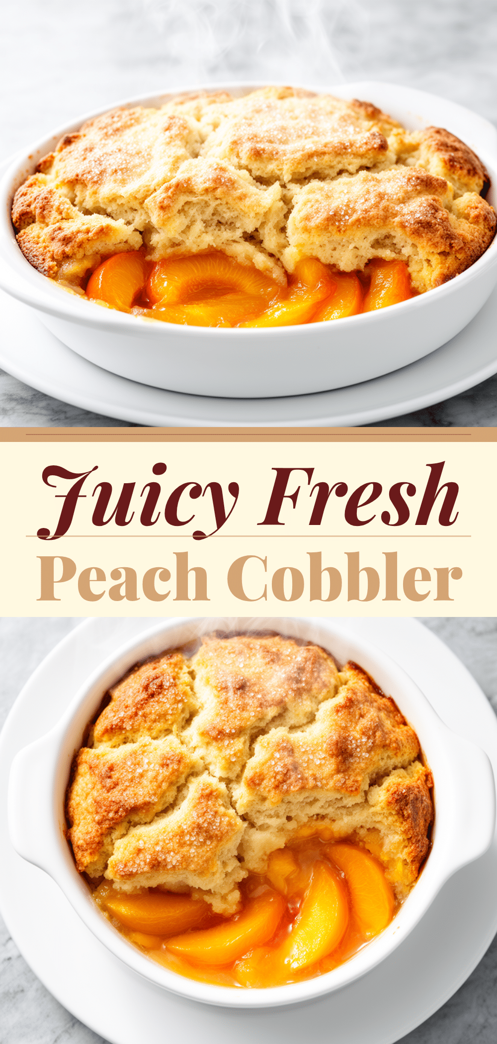 Fresh Peach Cobbler: Easy 5-Ingredient Biscuit Topping Recipe 5 fresh peach cobbler recipe