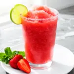 frozen strawberry margarita - featured image