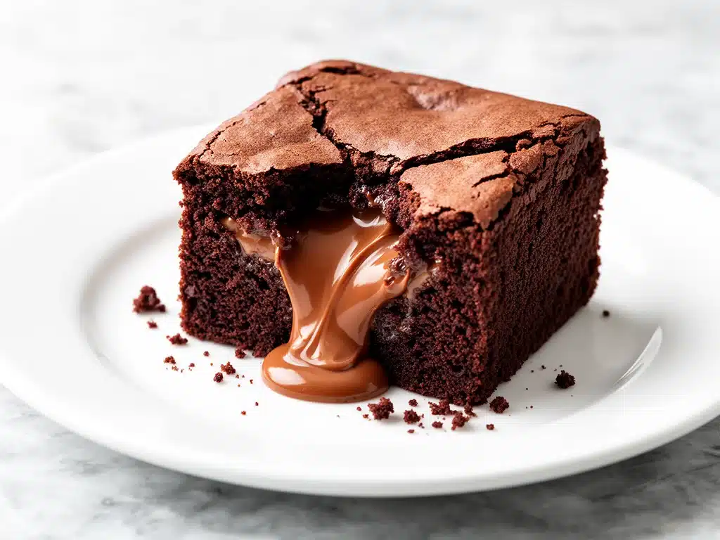 Fudgy Nutella Stuffed Brownies - featured image