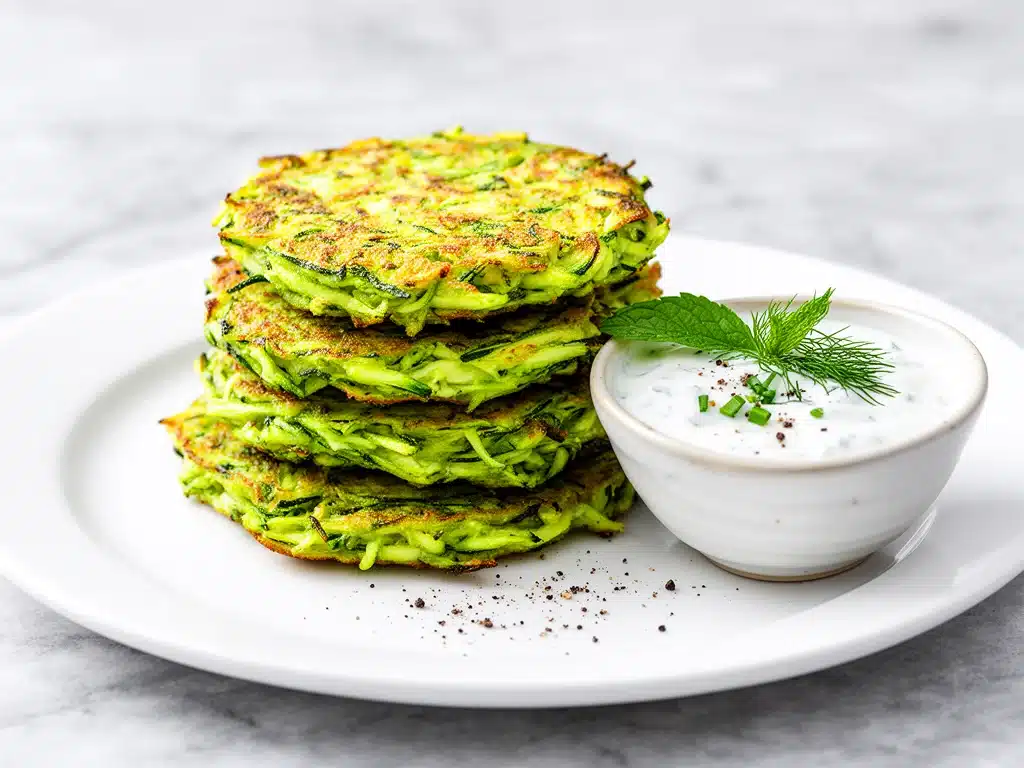 Garden Zucchini Fritters - featured image