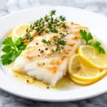 garlic butter baked cod - featured image