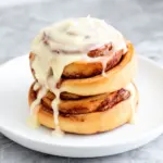 gooey cinnamon roll cookies - featured image
