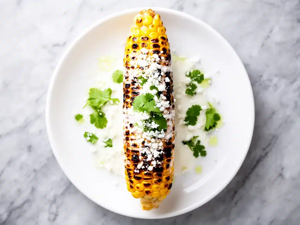 Grilled Mexican Street Corn: 5-Ingredient Best Recipe 4 grilled Mexican street corn preparation steps