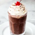 homemade frozen hot chocolate - featured image