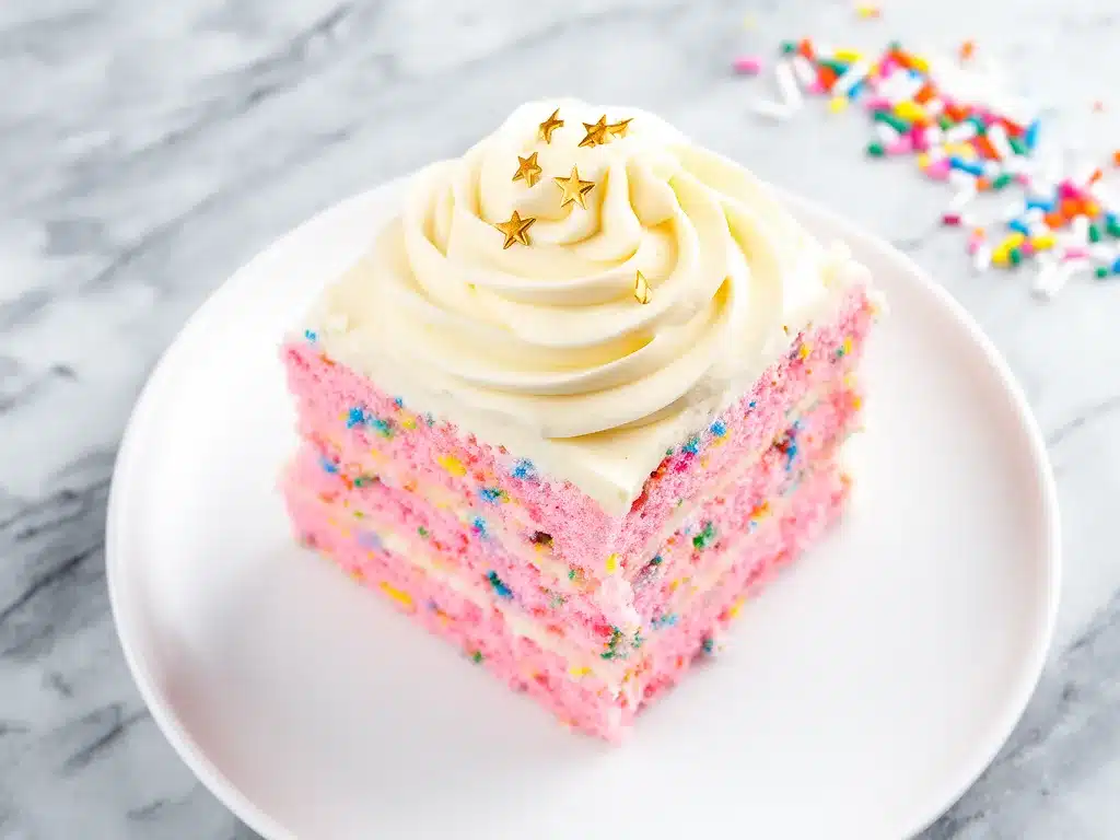Homemade Funfetti Birthday Cake: 5-Step Easy Birthday Recipe 4 homemade funfetti birthday cake preparation steps