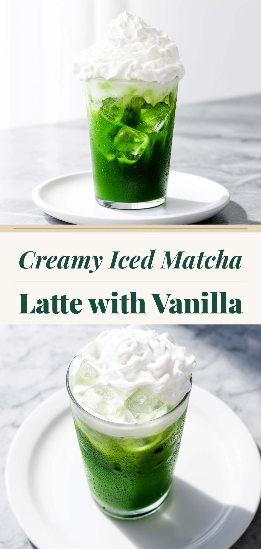 Iced Matcha Latte with Vanilla Cream: Best Homemade Recipe 5 iced matcha latte with vanilla cream recipe