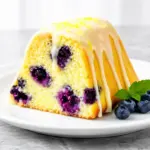 lemon blueberry pound cake - featured image