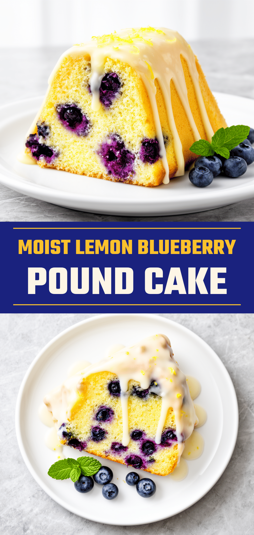 Lemon Blueberry Pound Cake: 10-Min Easy Best Glaze 5 lemon blueberry pound cake recipe