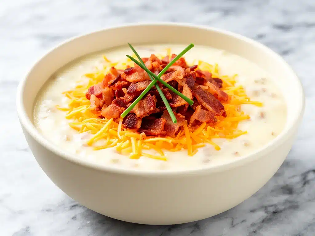 loaded baked potato soup - featured image