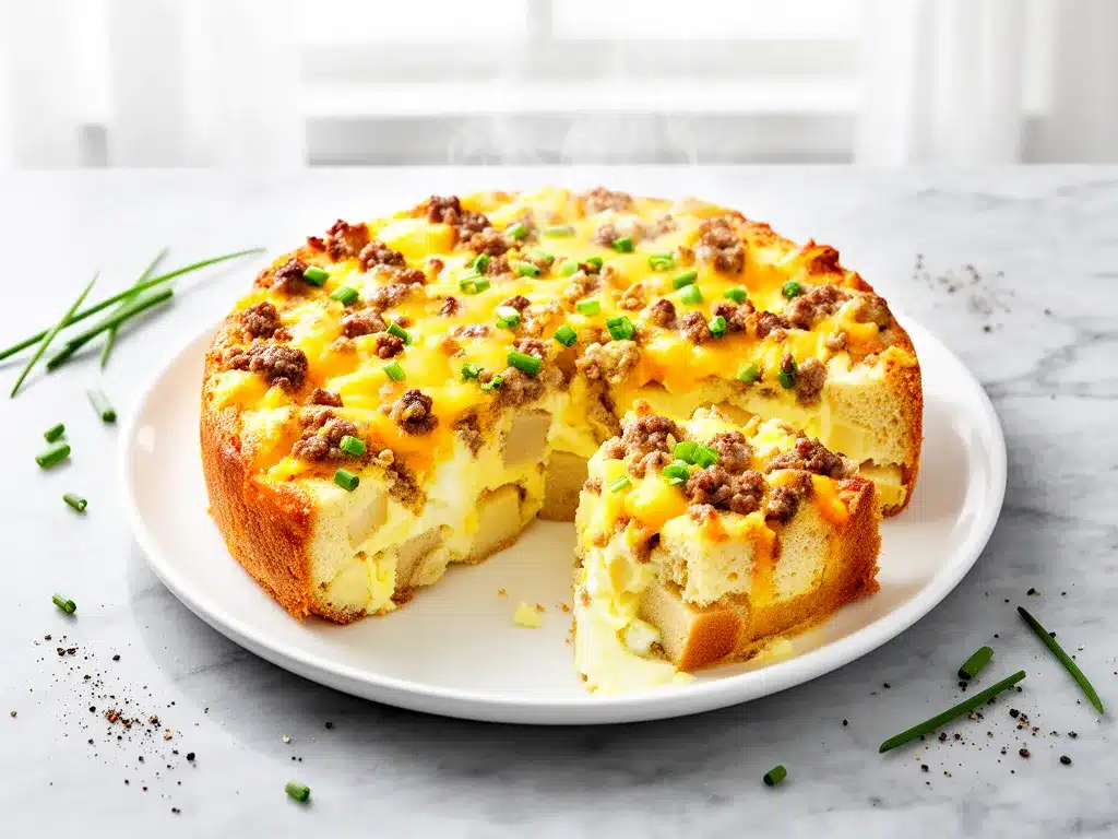 Make-Ahead Sausage Breakfast Casserole: Best Easy Overnight Recipe 4 Make-Ahead Sausage Breakfast Casserole preparation steps