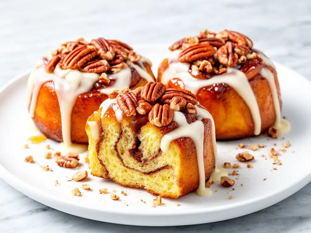 maple pecan sticky buns - featured image