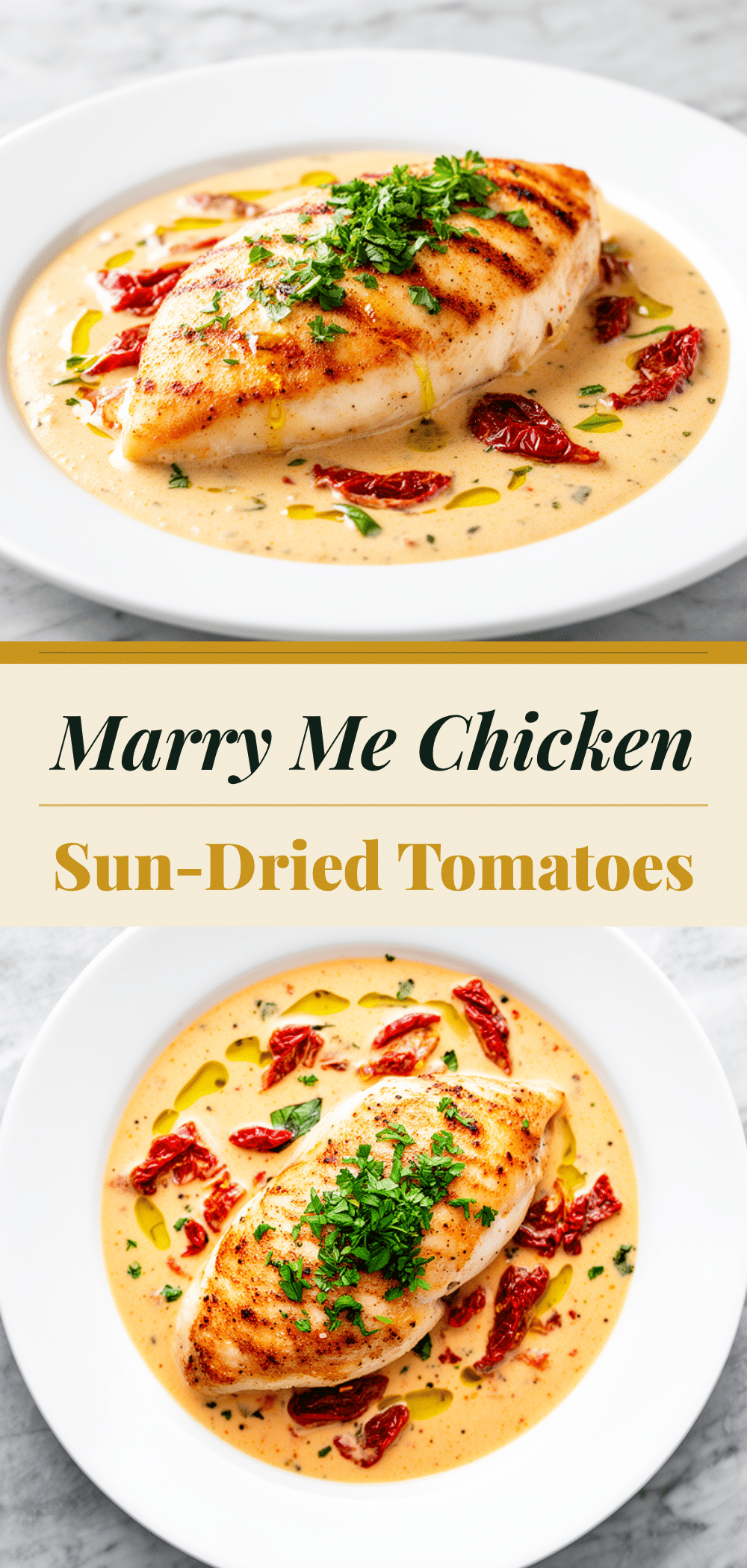 Marry Me Chicken: 10-Min Sun-Dried Tomato Cream Sauce 5 Marry Me Chicken recipe