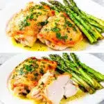 one pan lemon herb butter chicken - featured image